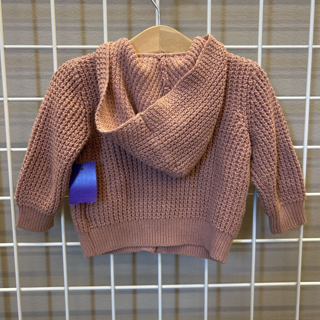 Old Navy Knit Hoodie Cardigan - 12/18m