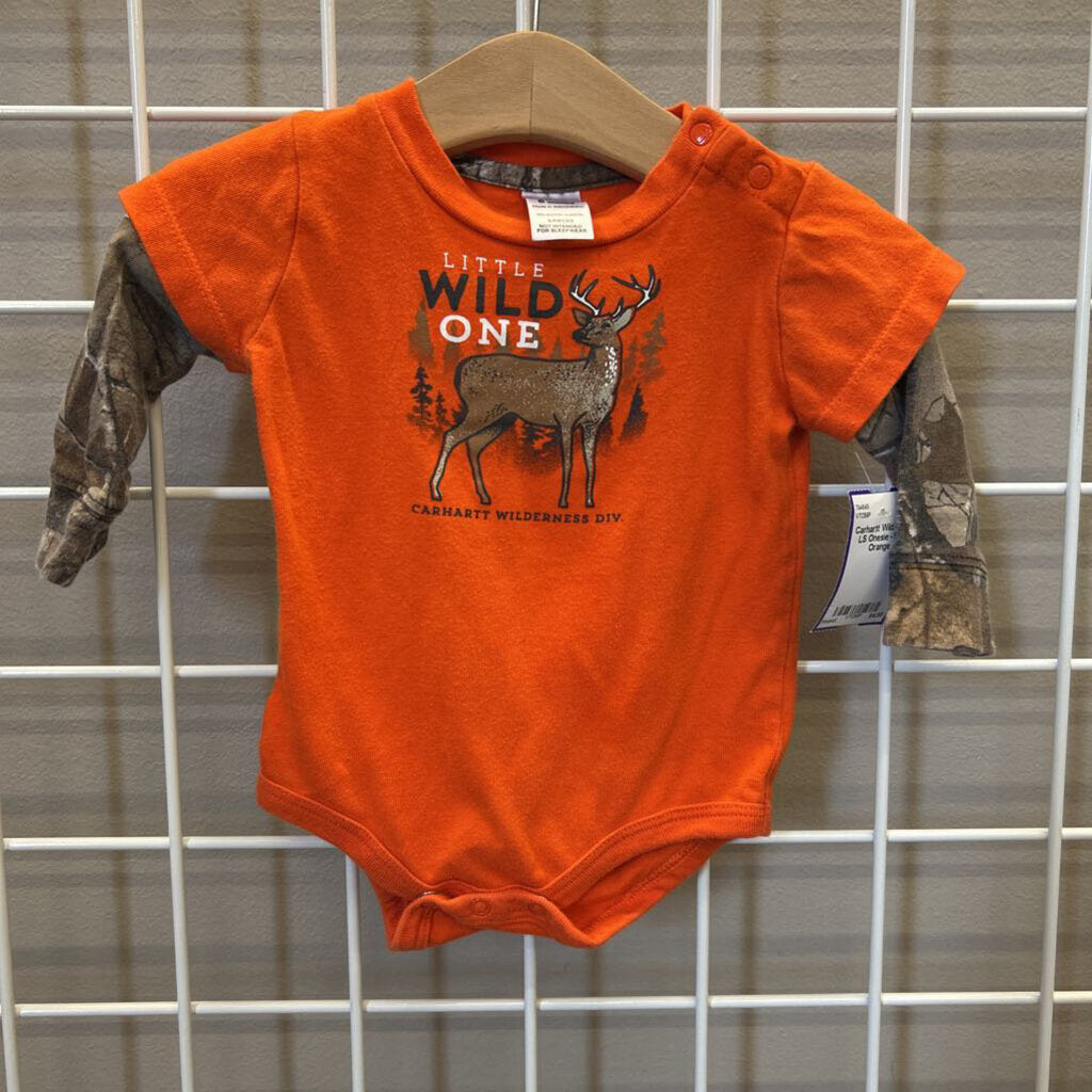 Carhartt Wild One LS Onesie - 6m