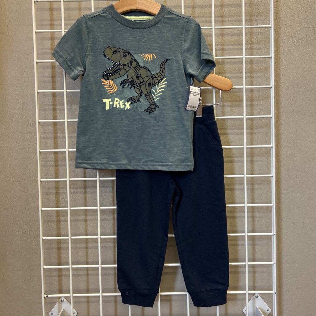 Kids Headquarters Dino Two Pc Set - 2T
