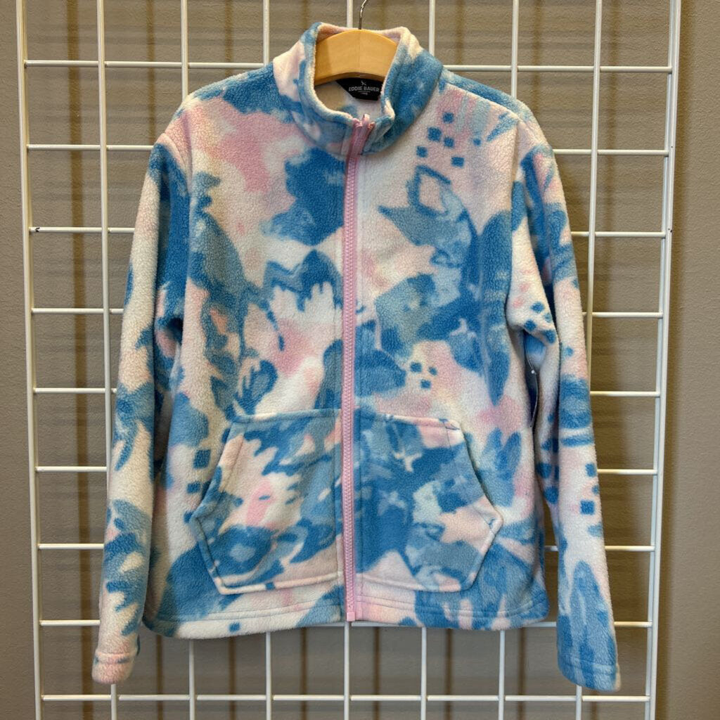 Eddie Bauer Tie Dye Fleece Jacket - 7/8