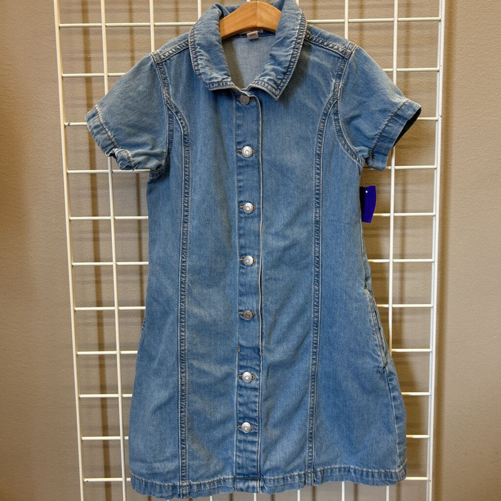 Cat & Jack Denim SS Dress - 10/12