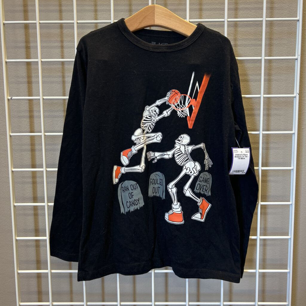 Children's Place Skeleton LS Tee - 7/8