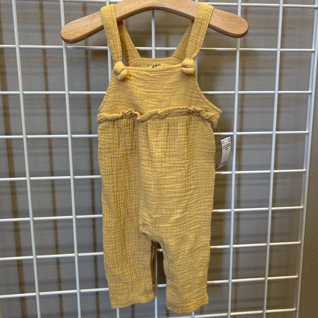 Chick Pea Muslin Tank Romper 6/9m