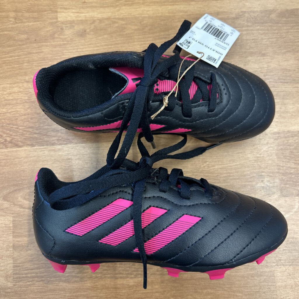 NEW Adidas Black/Pink Cleats - 12