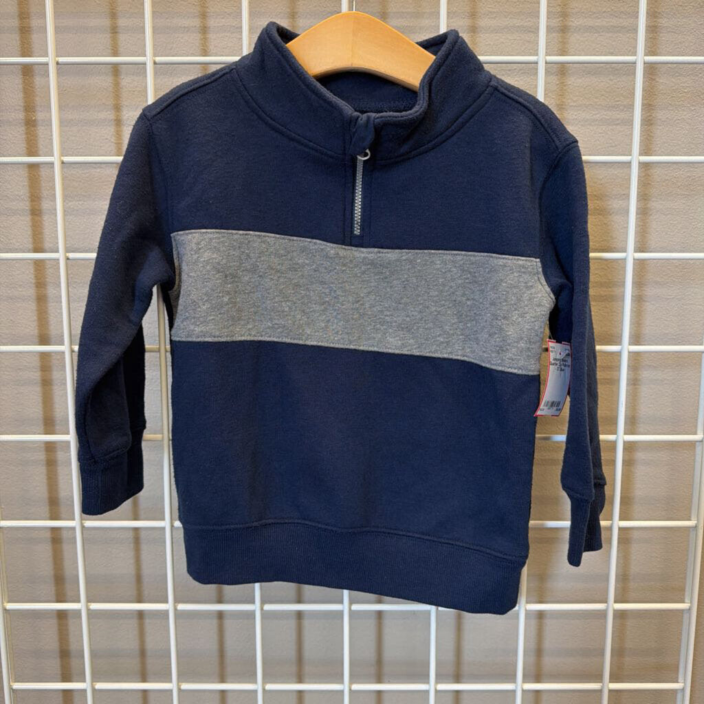 Jumping Beans Quarter Zip Pullover - 3T