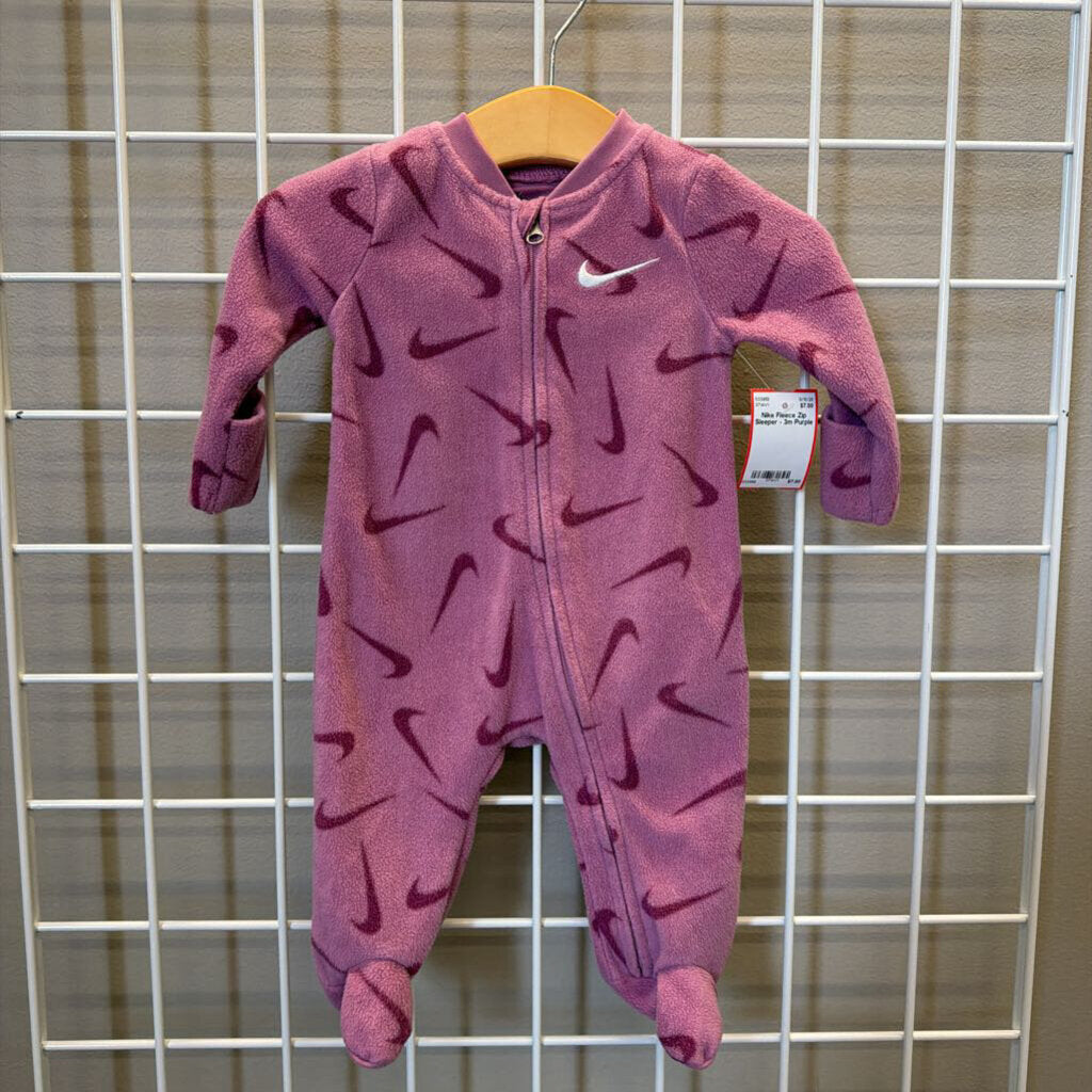 Nike Fleece Zip Sleeper - 3m