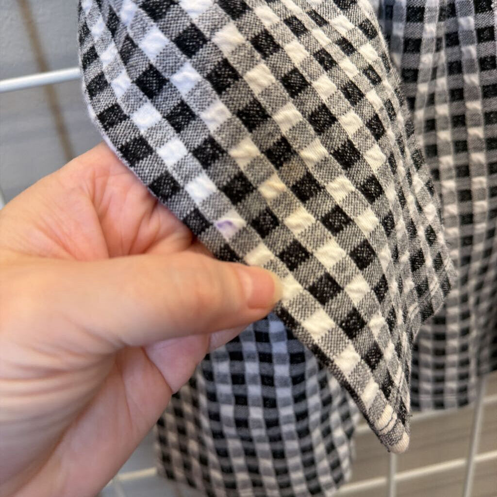 Zara Gingham LS Dress (marks on sleeve) - 2/3