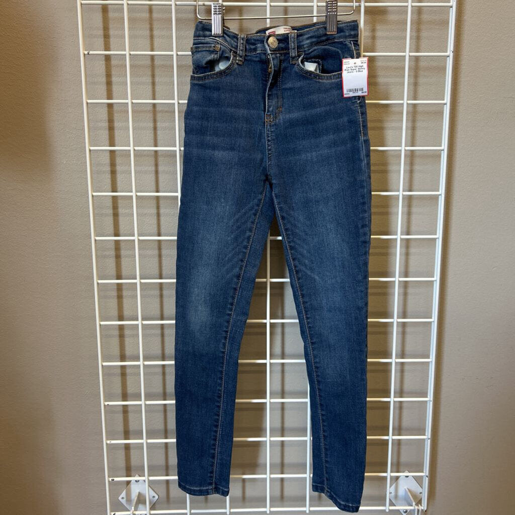 Levi's 720 High Rise Super Skinny Jeans - 8