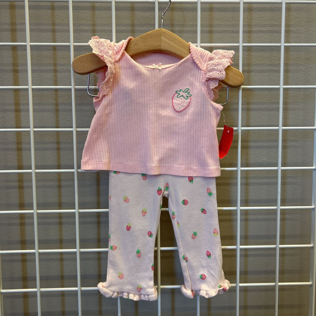 Huggies Strawberry Two Pc Set - 6m