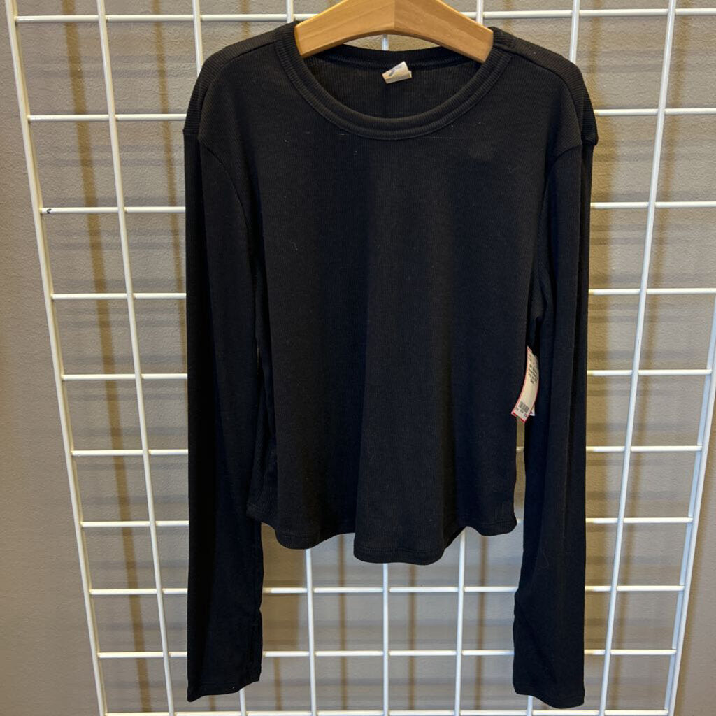 NWT Old Navy Ultralite Ribbed LS Crop Top - 10/12
