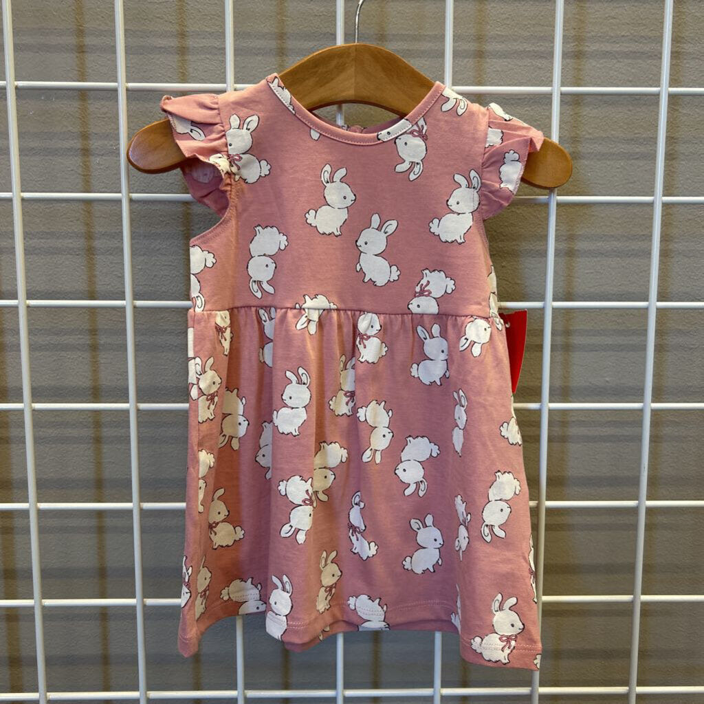 NWT H&M Bunny SS Dress - 4/6m
