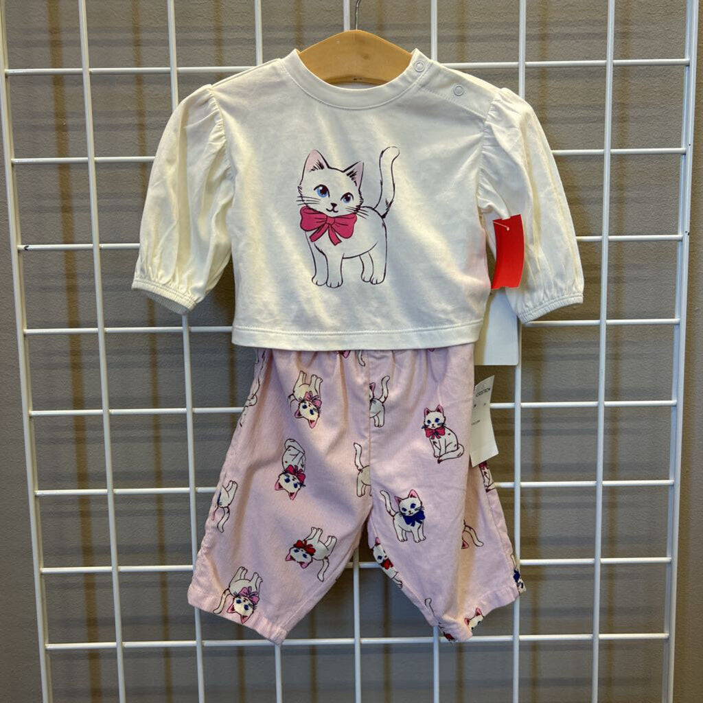 NWT Tucker + Tate Cat Two Pc Set - 3m