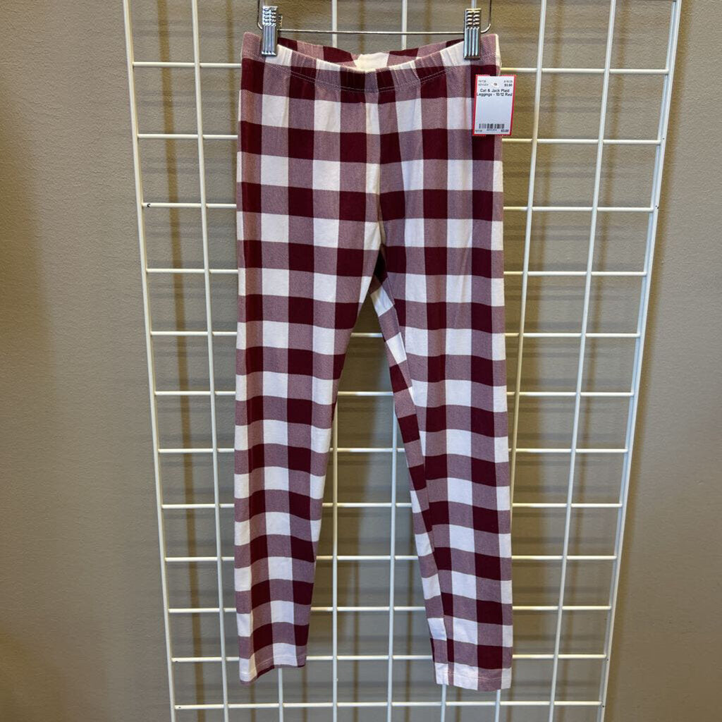 Cat & Jack Plaid Leggings - 10/12