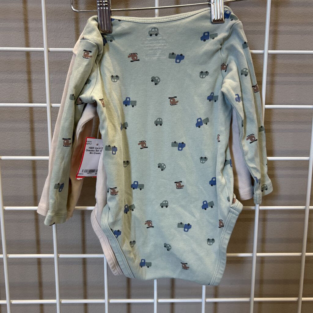 H&M Cars LS Onesies Set of 2 - 9m