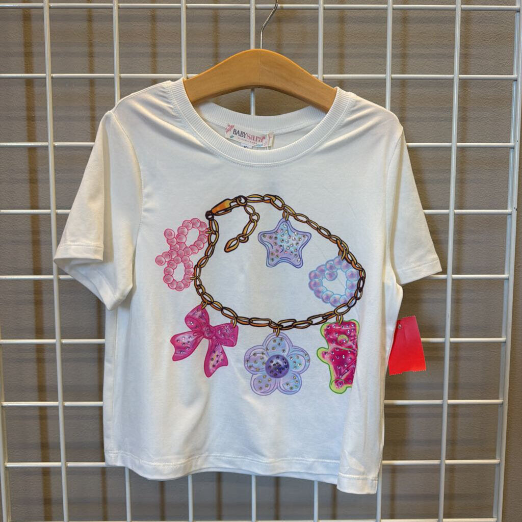 NWT Baby Sara Sparkle Bracelet SS Tee - 10
