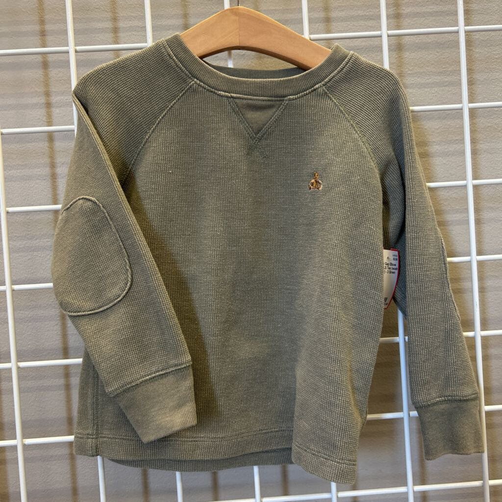 Baby Gap Elbow Patch LS Tee (wash wear) - 3