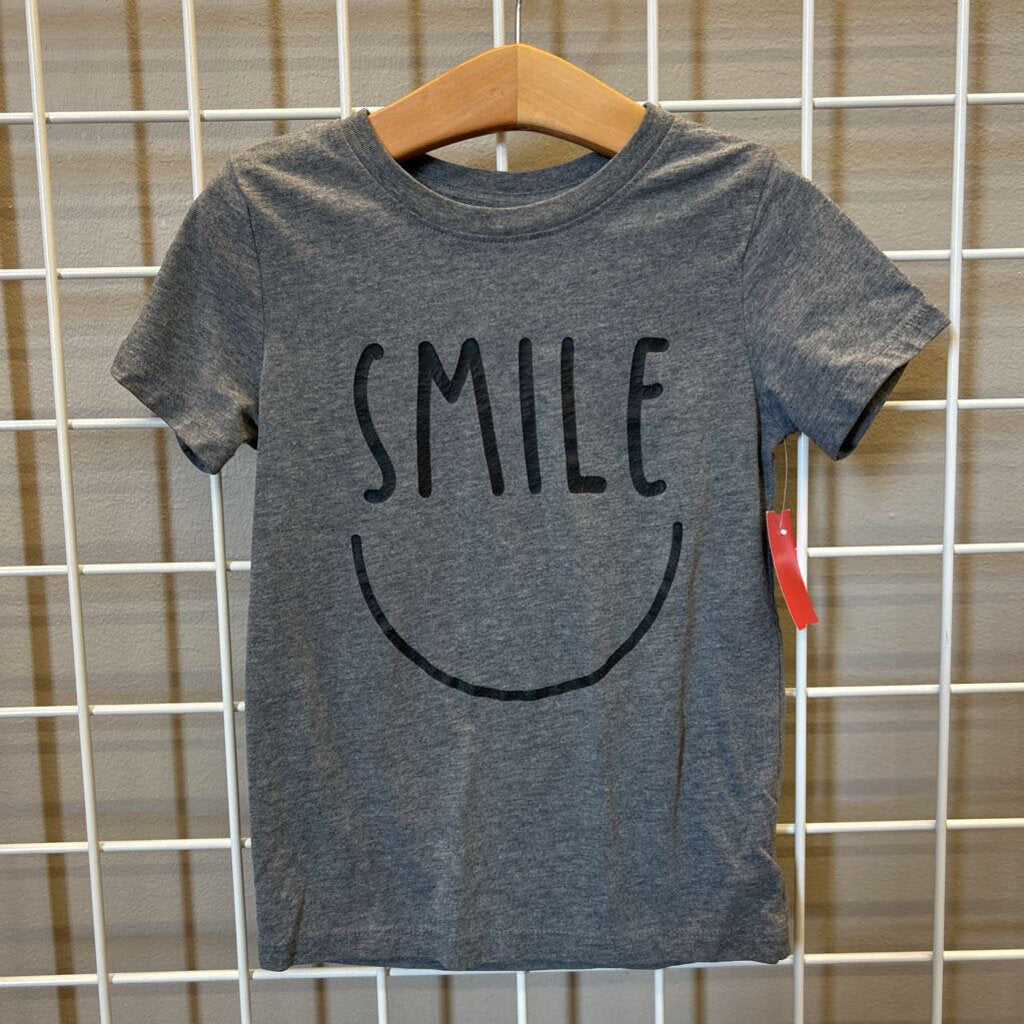 Cat & Jack Smile SS Tee - 4T