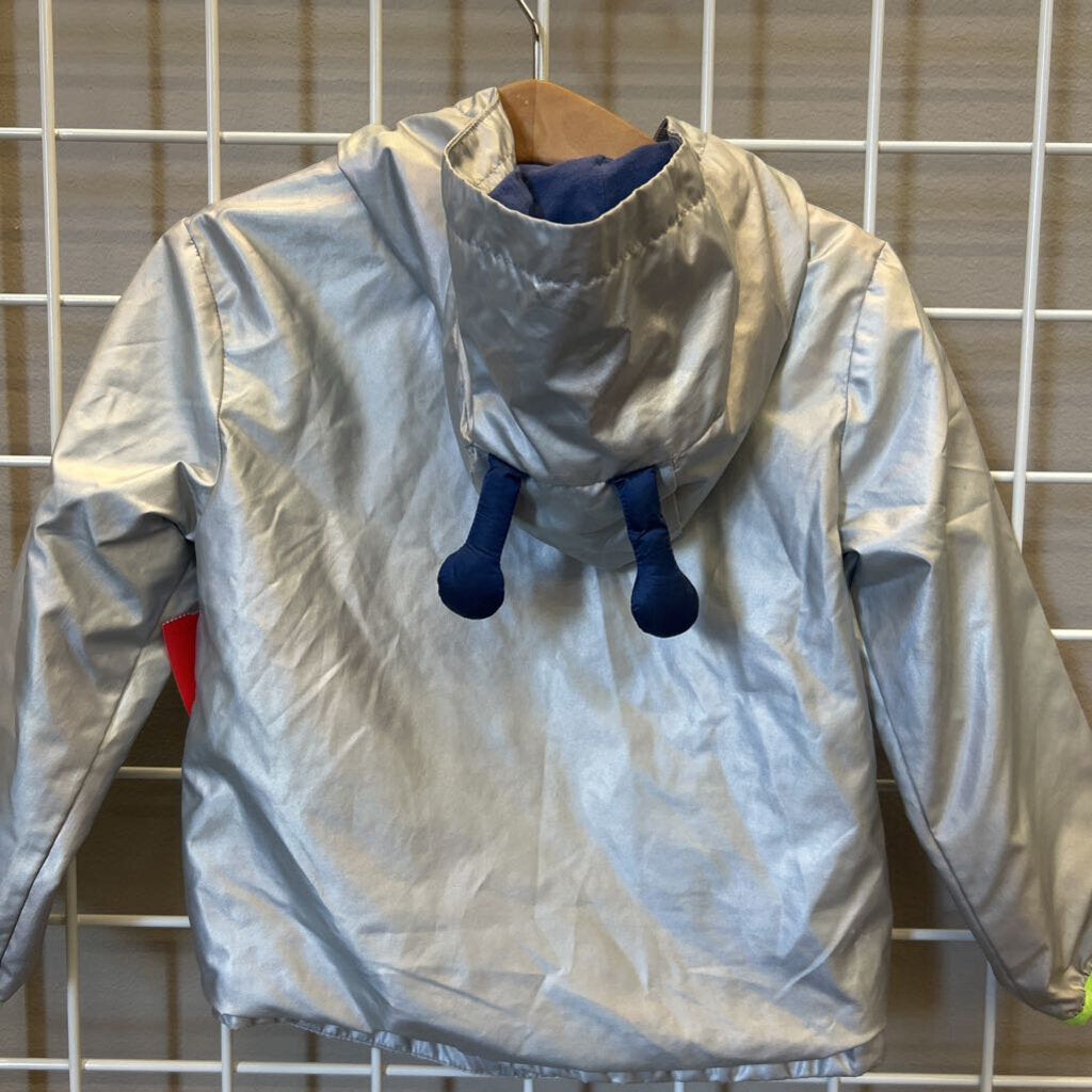 Cat & Jack Metallic Rain Jacket - 4T