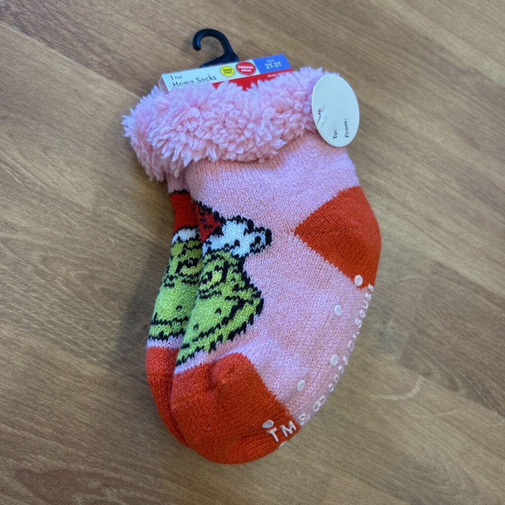NEW Home Socks Grinch - 2/3T