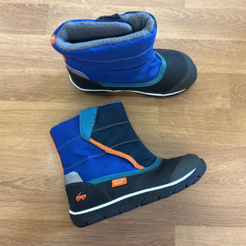 See Kai Run Blue Winter Boots - 12