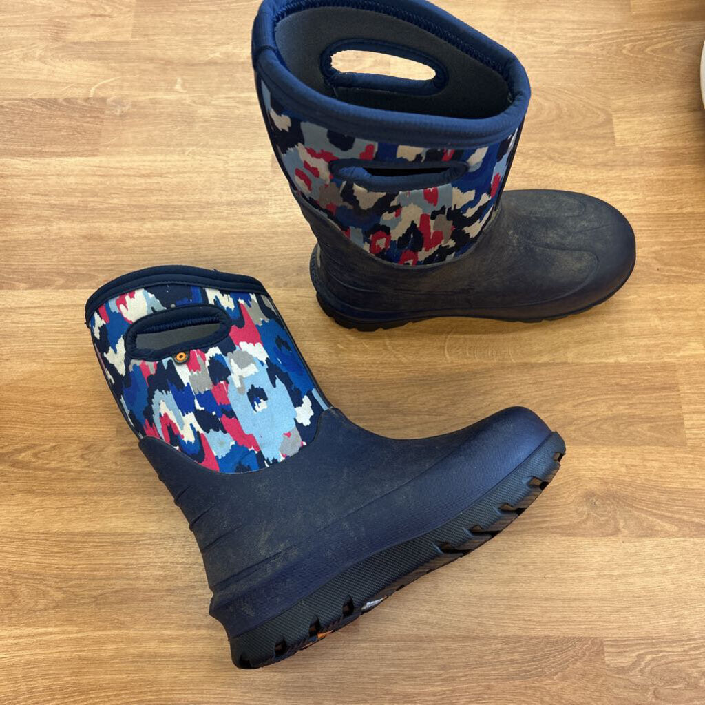 Bogs Splatter Blue Rain Boots - 1