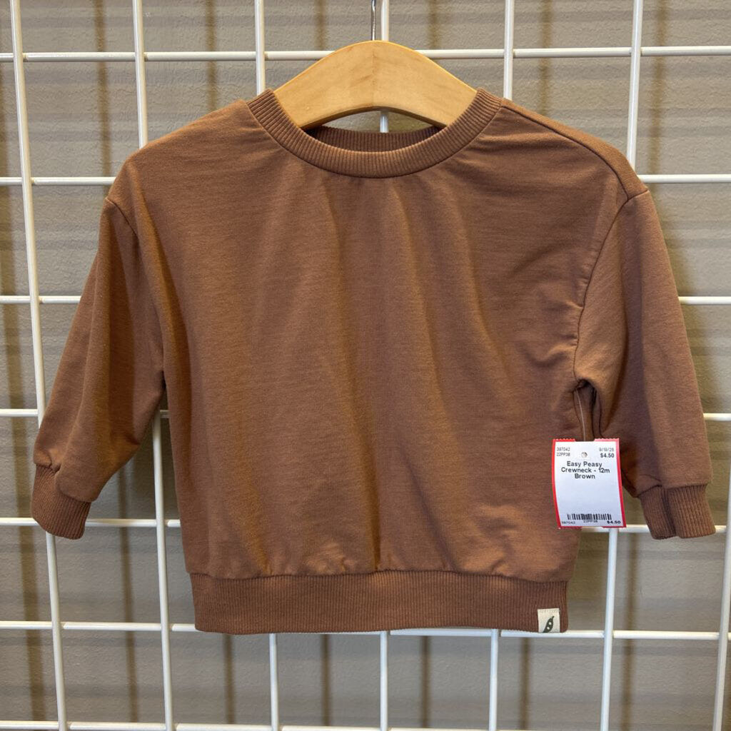 Easy Peasy Crewneck - 12m