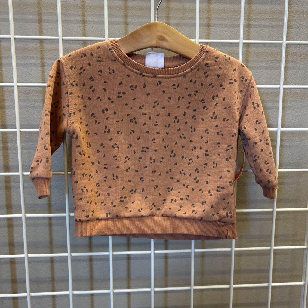 Zara Leopard Crewneck - 12/18m