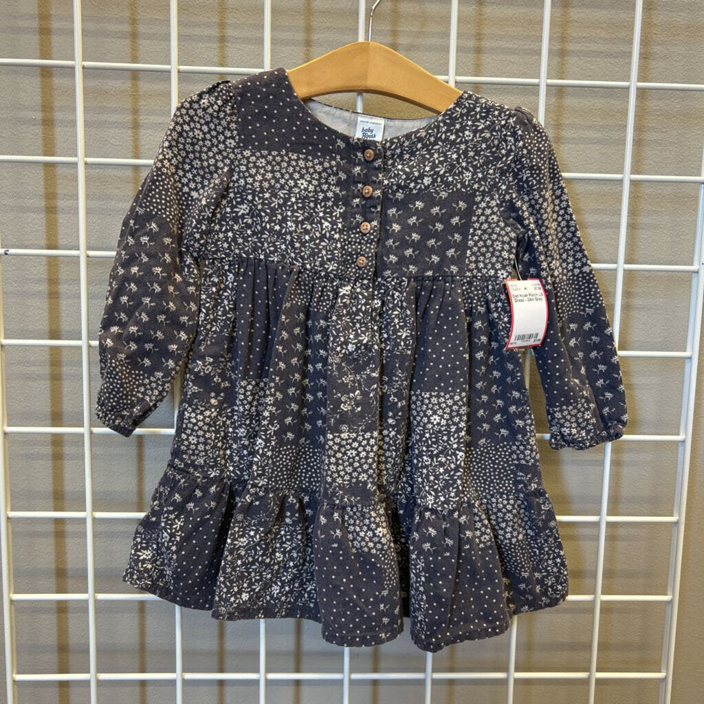 Osh Kosh Patch LS Dress - 24m
