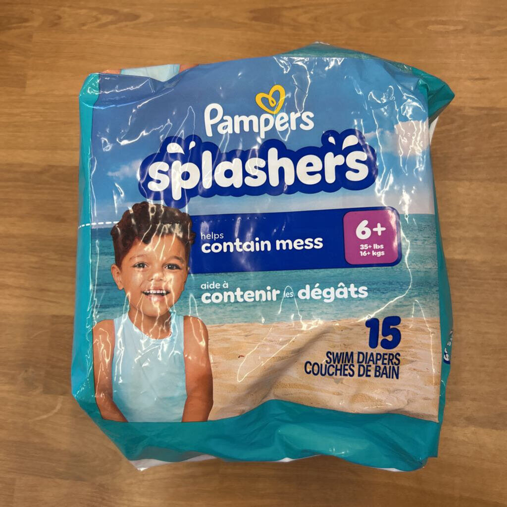 NEW Pampers Splashers Swim Diapers - 6+