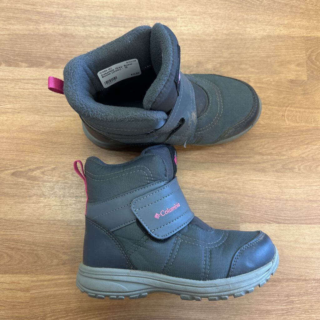 Columbia Grey Snow Boots (wear) - 12
