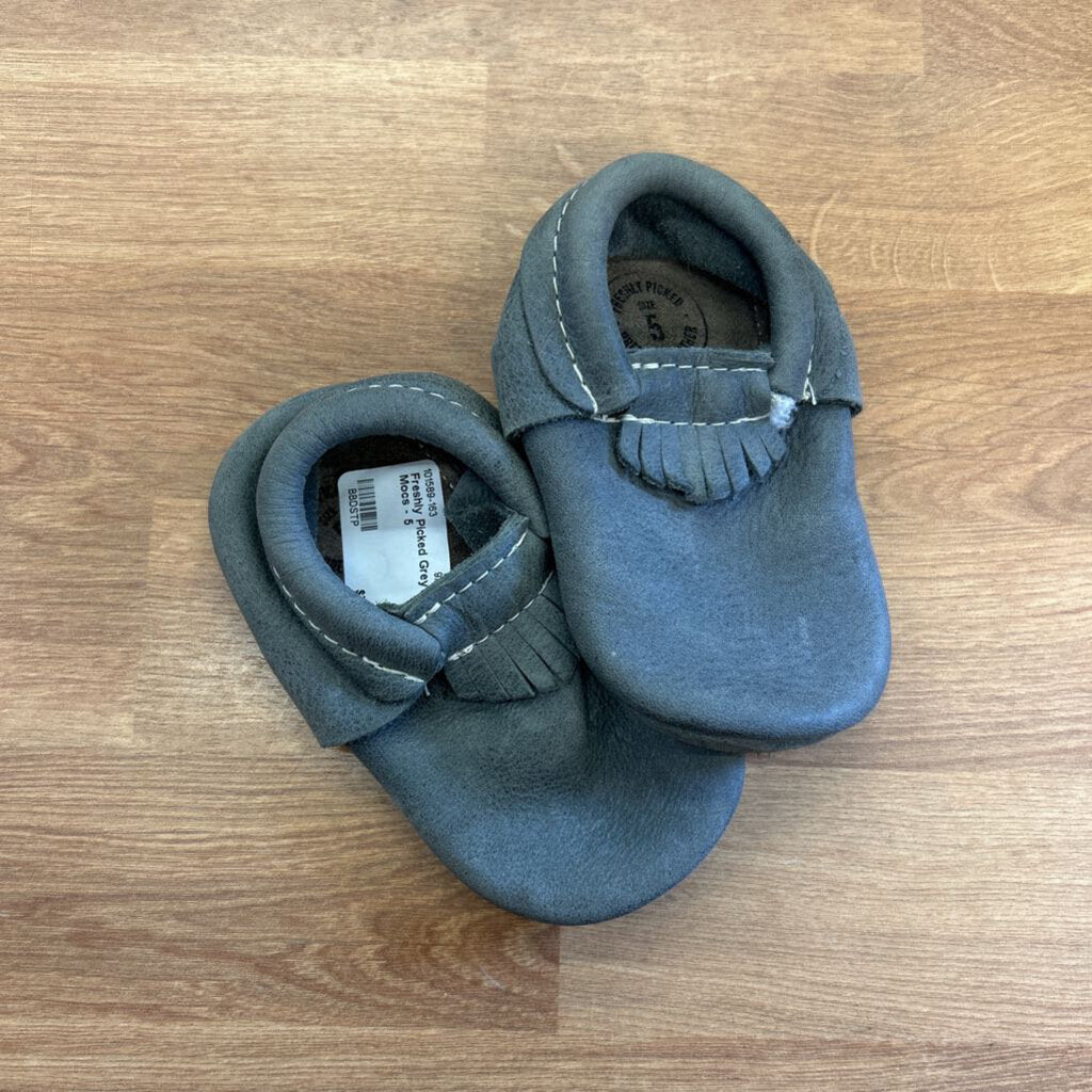 Freshly Picked Grey Mocs - 5