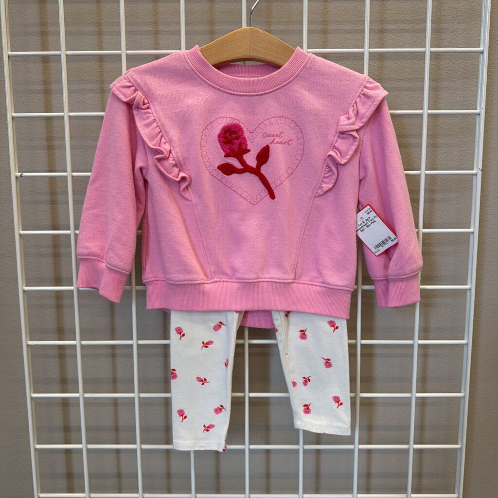 Cat & Jack Sweetheart Two Pc Set - 18m