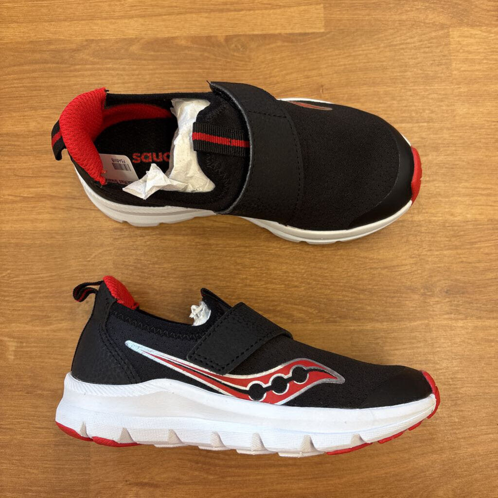 NEW Saucony Black/Red Sneakers - 11