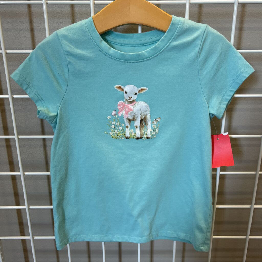 Cat & Jack Sheep SS Tee - 4/5