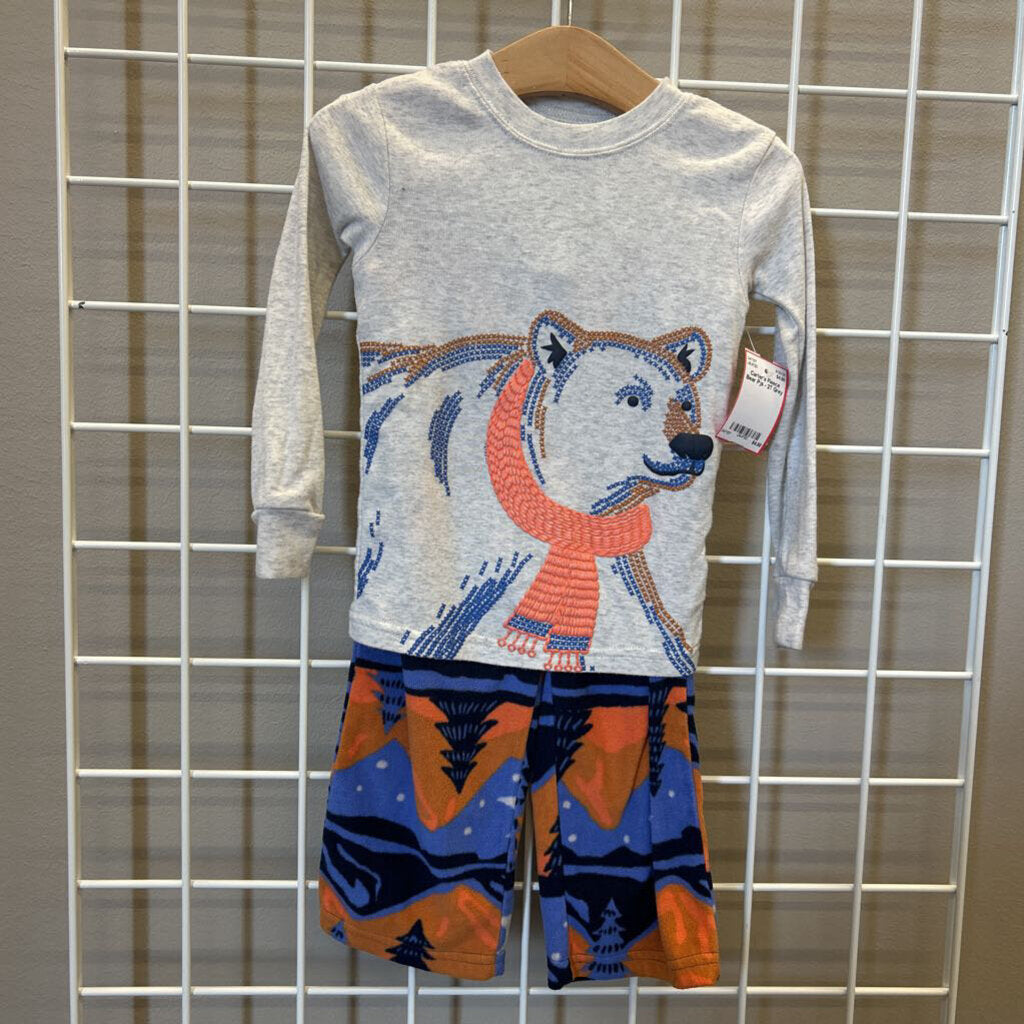 Carter's Fleece Bear Pjs - 2T