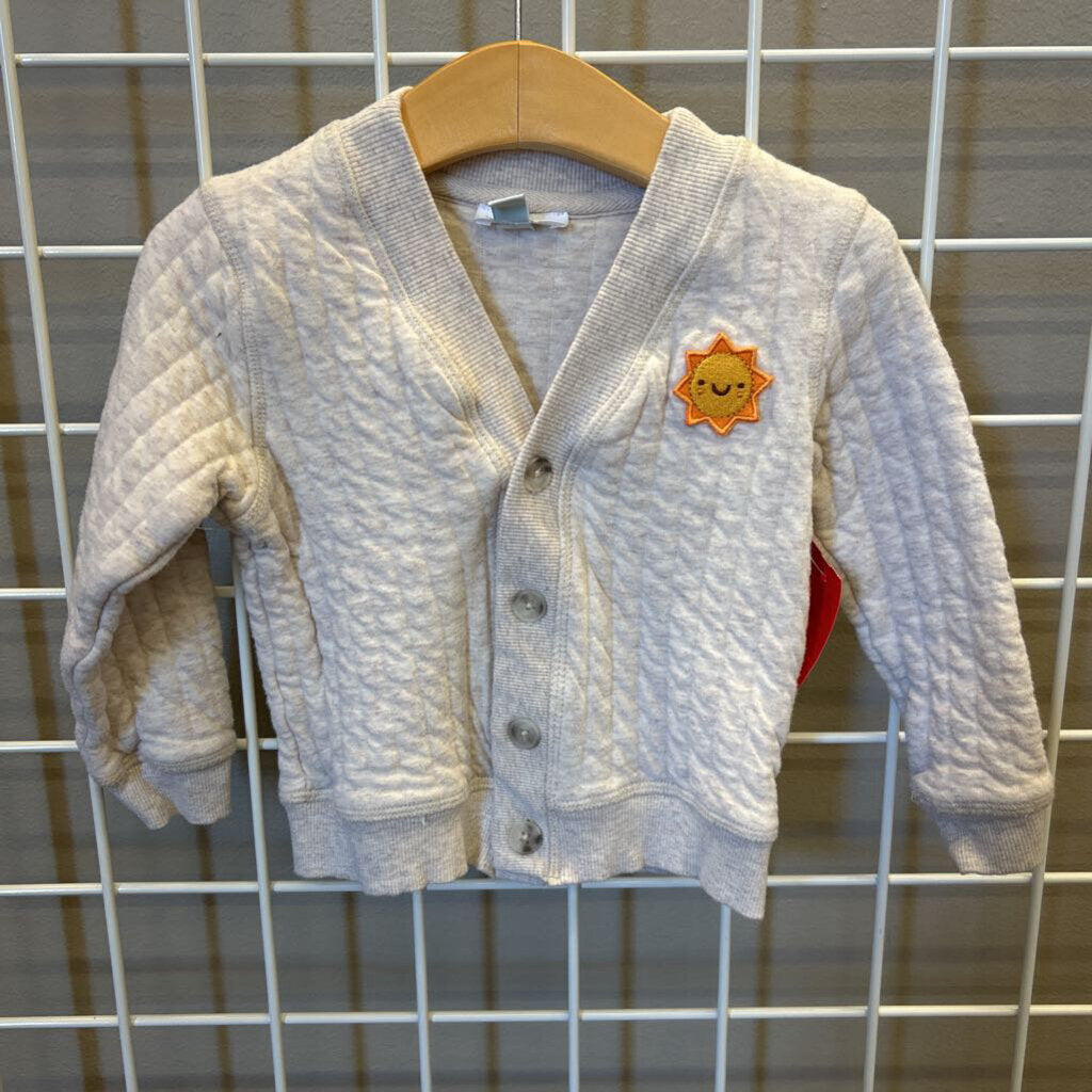 Dip Quilted Sun Cardigan - 18/24m
