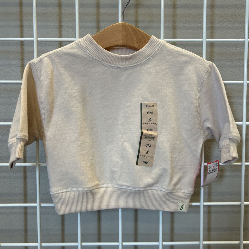NWT Easy Peasy Crewneck - 6m