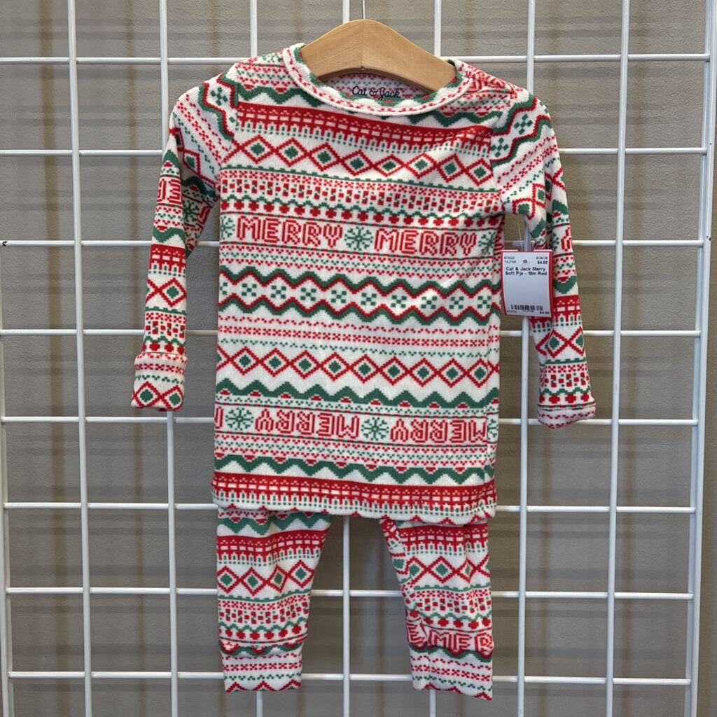 Cat & Jack Merry Soft Pjs - 18m