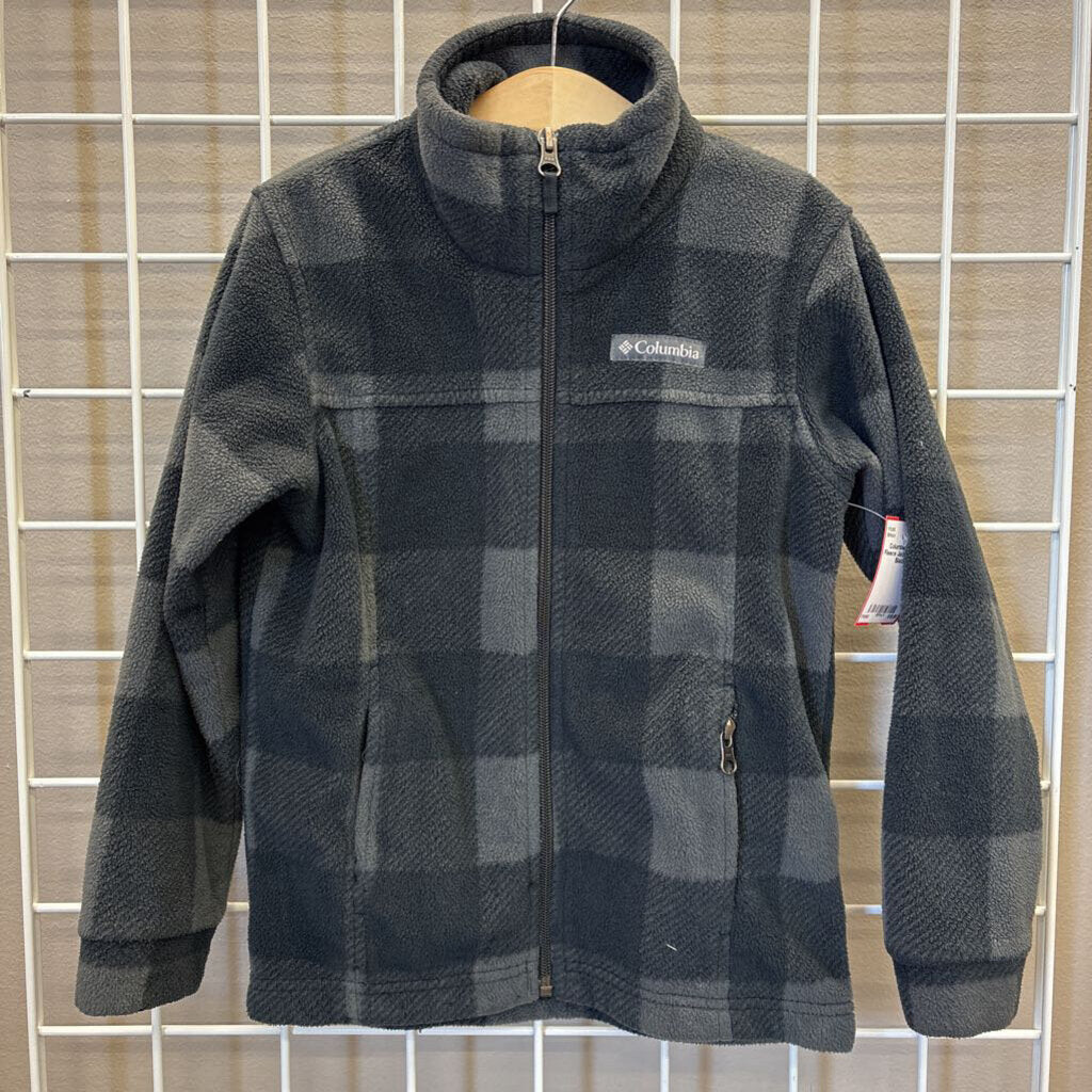 Columbia Plaid Fleece Jacket - 6/7