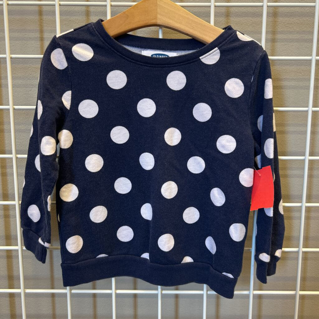 Old Navy Polka Dot LS Top - 4T