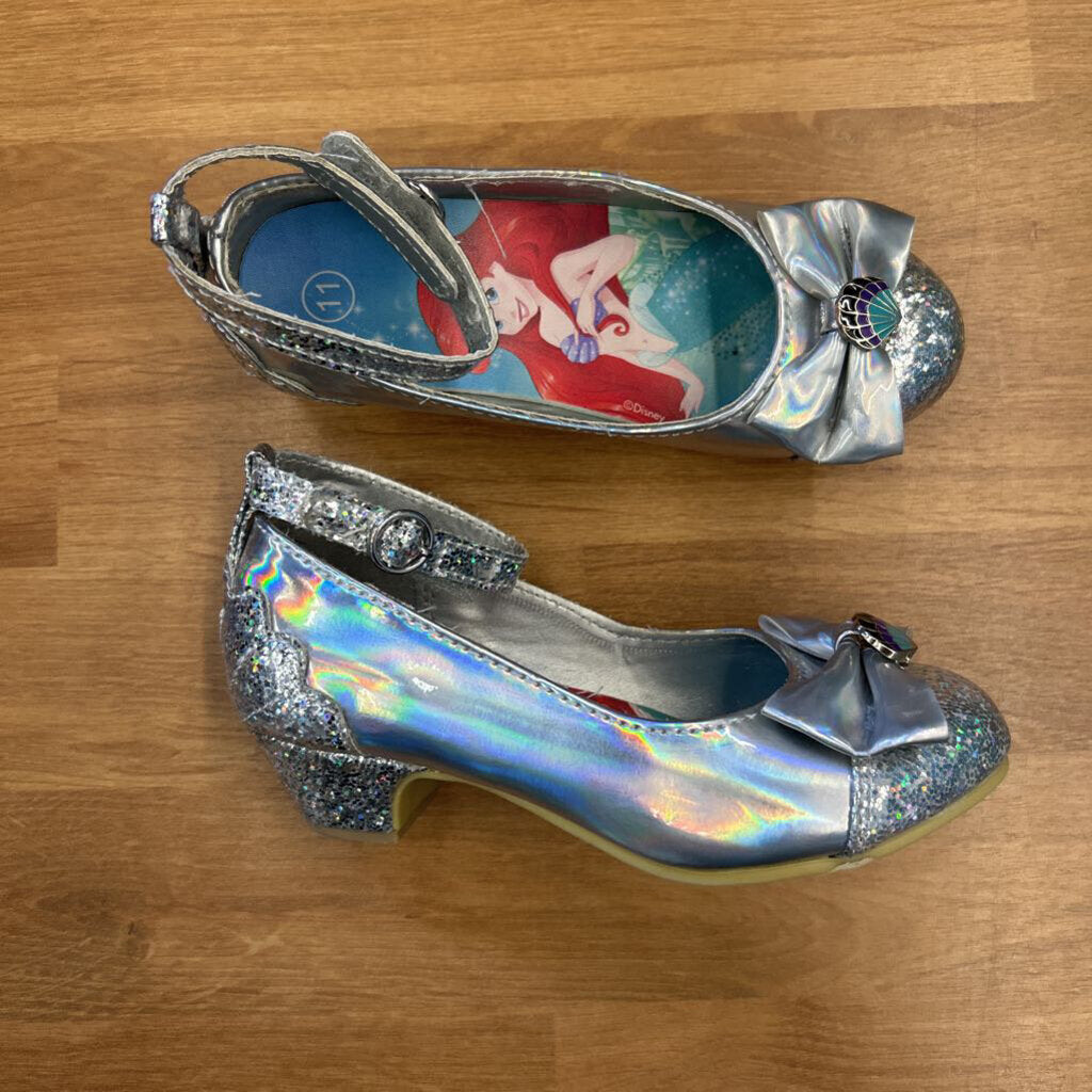 Ariel Silver Princess Shoes - 11