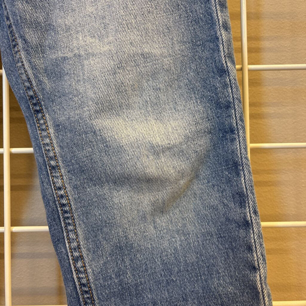 Old Navy Slouchy Straight Jeans (wear in knees) - 7