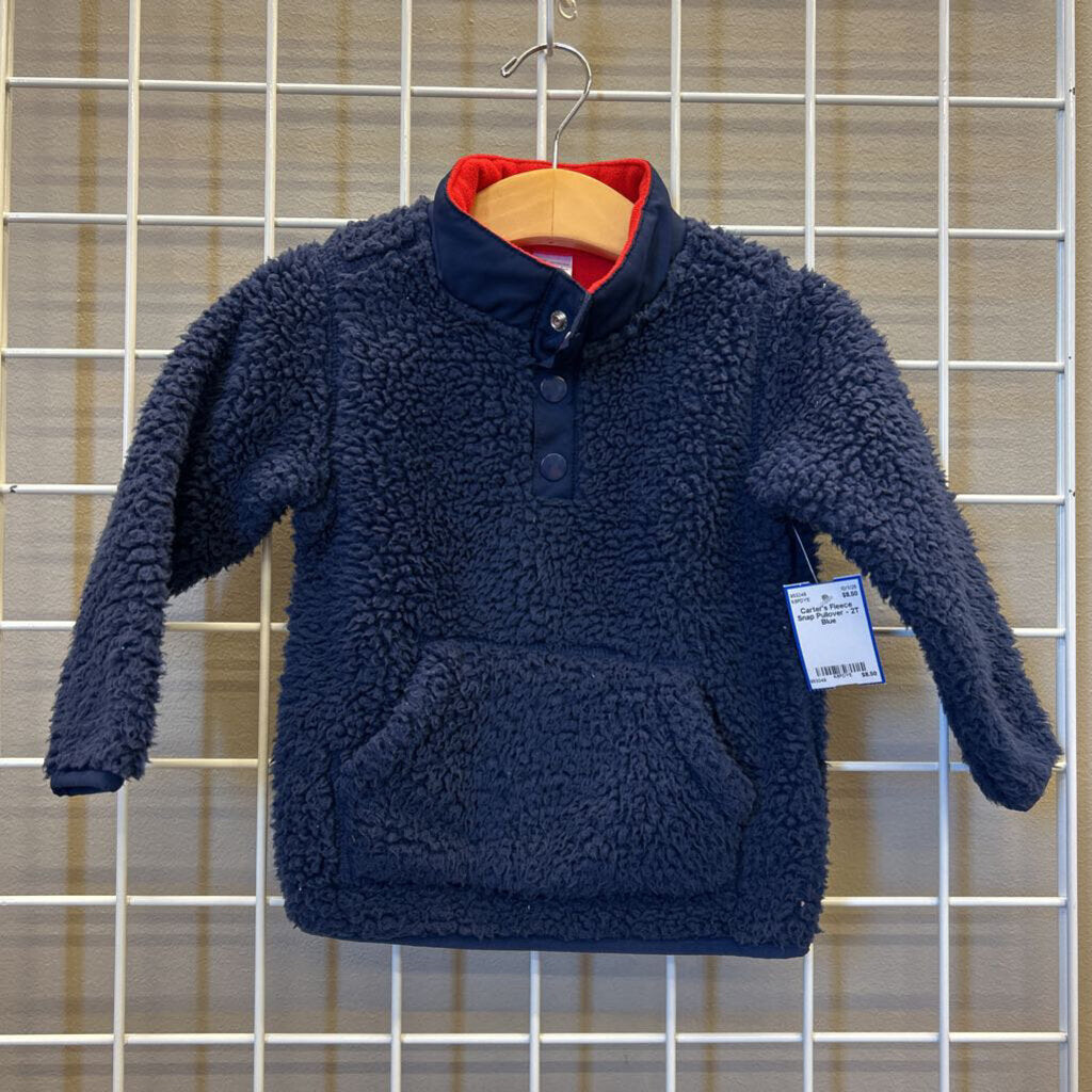 Carter's Fleece Snap Pullover - 2T