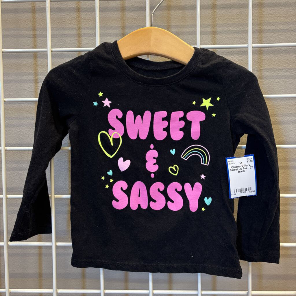 Children's Place Sweet LS Tee - 2T