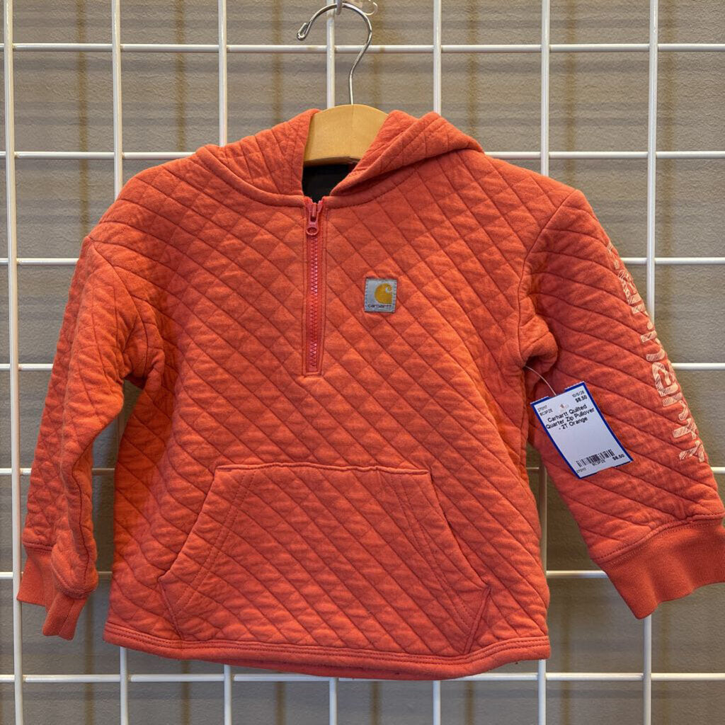 Carhartt Quilted Quarter Zip Pullover - 2T