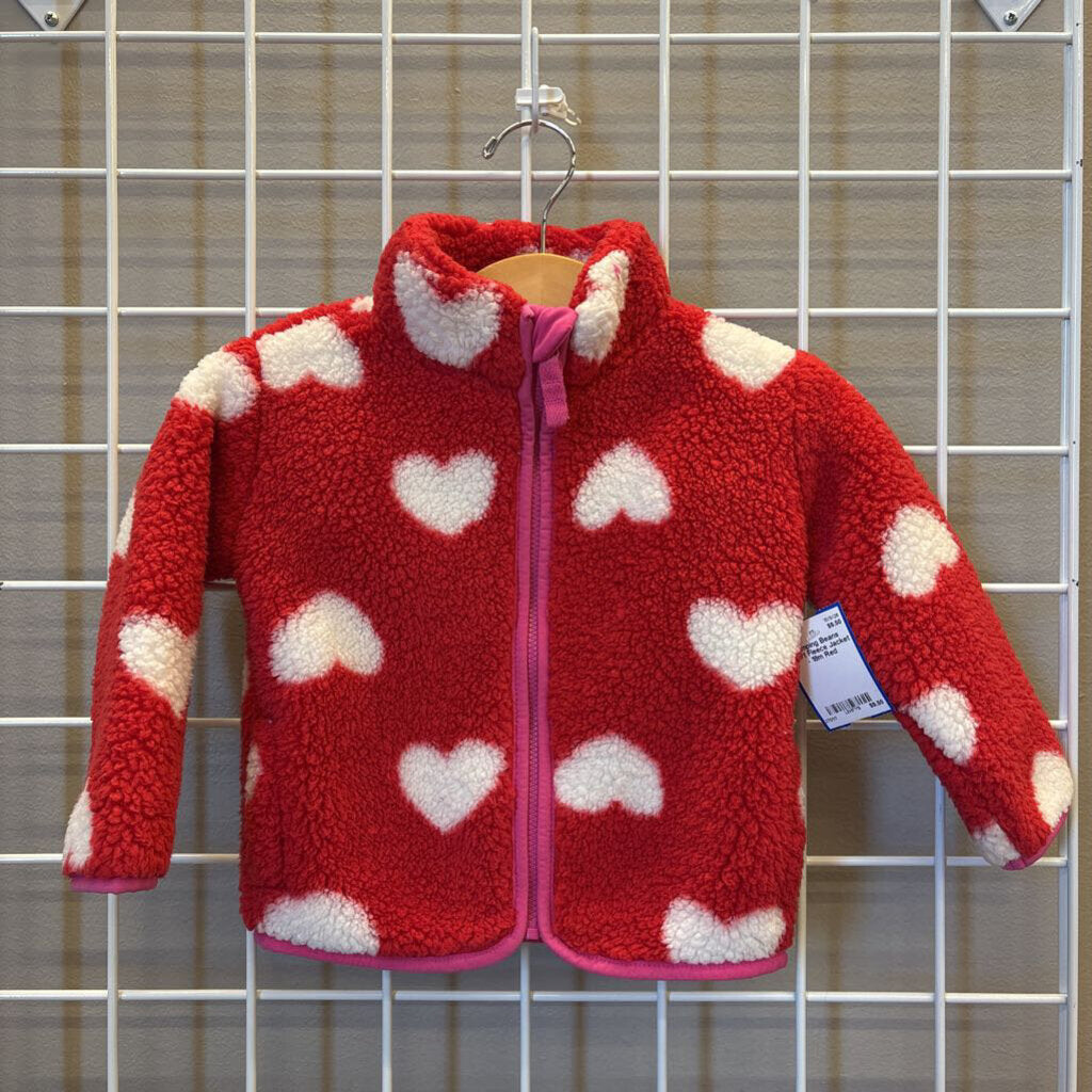Jumping Beans Heart Fleece Jacket - 18m