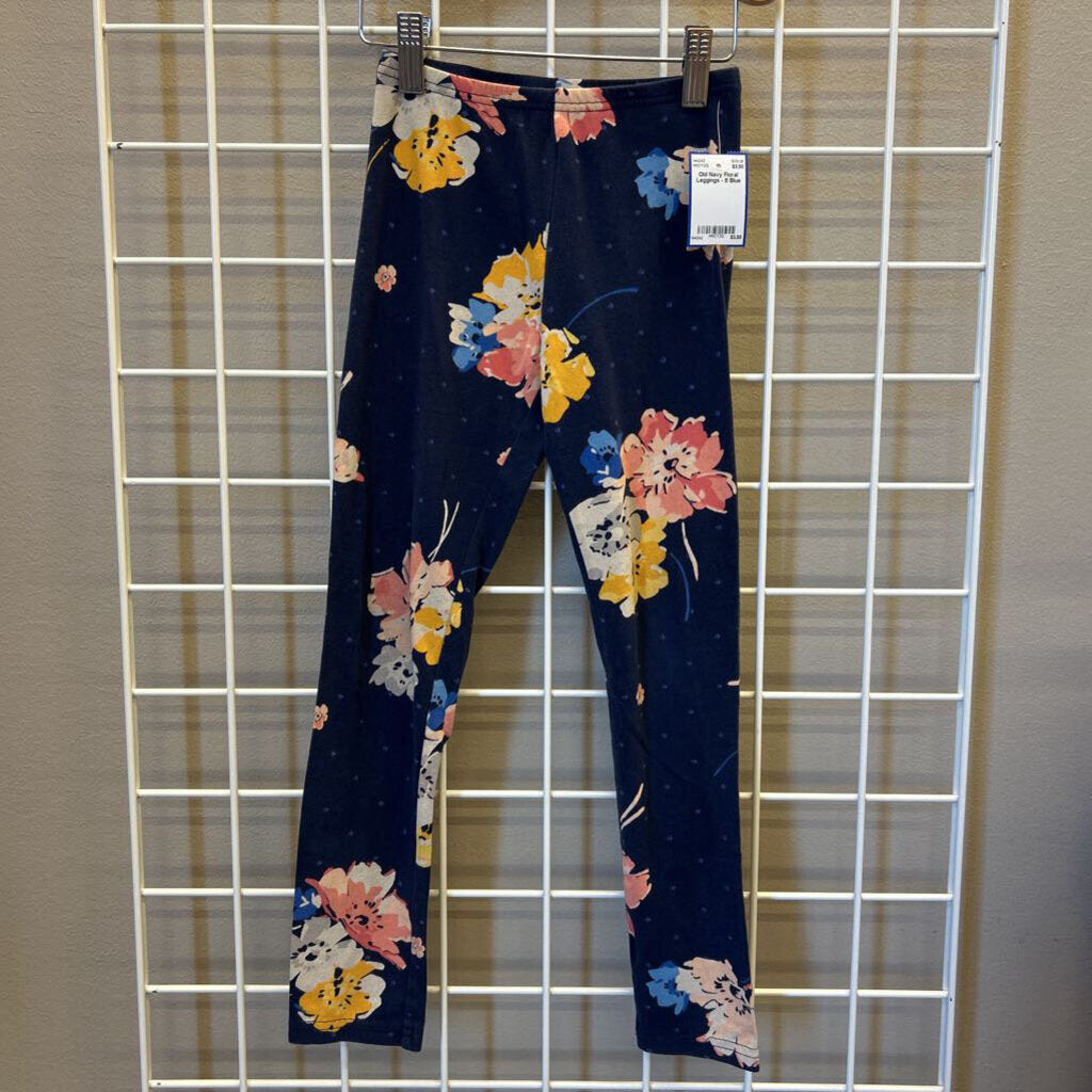 Old Navy Floral Leggings - 8