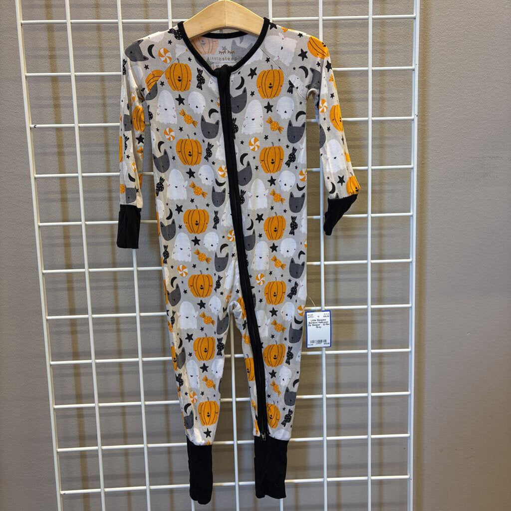 Little Sleepies Bamboo Hallowen Zip Sleeper - 12/18m