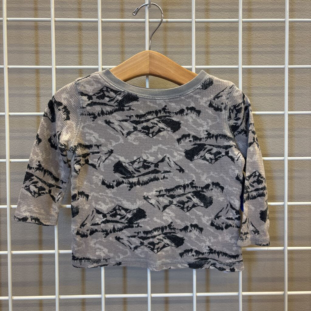 Old Navy Mountain Thermal LS Tee - 18/24m