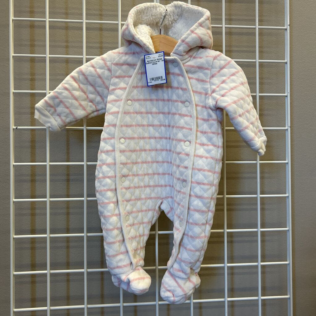 Nordstrom Stripe Quilted Coverall - 3m